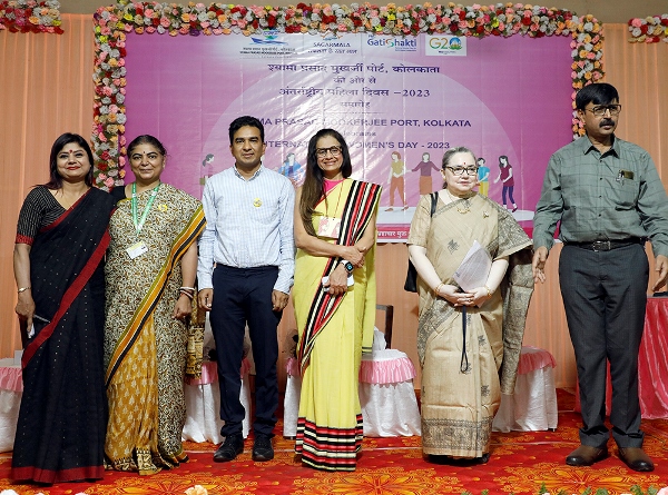 MS MINU BUDHIA INVITED AS GUEST SPEAKER AT SYAMA PRASAD MOOKHERJEE PORT TO CELEBRATE INTERNATIONAL WOMEN’S DAY