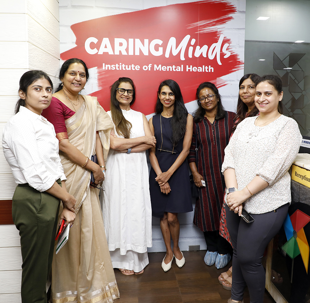 GUEST VISIT AT CARING MINDS